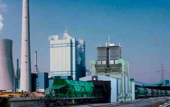 Handling by-products from the power and steel industries